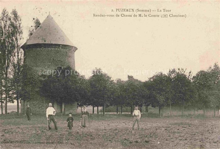 Puzeaux PERONNE 80 Somme La Tour Rendez-vous de Chasse de M. le Comte