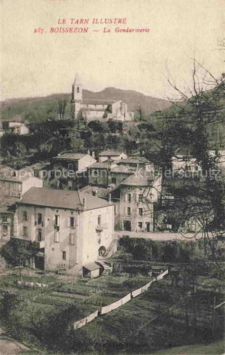 Boissezon CASTRES 81 Tarn Vue d'ensemble et la gendarmerie