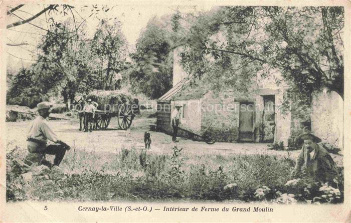 Cernay-la-Ville Rambouillet 78 Yvelines Intérieur de Ferme du Grand Moulin