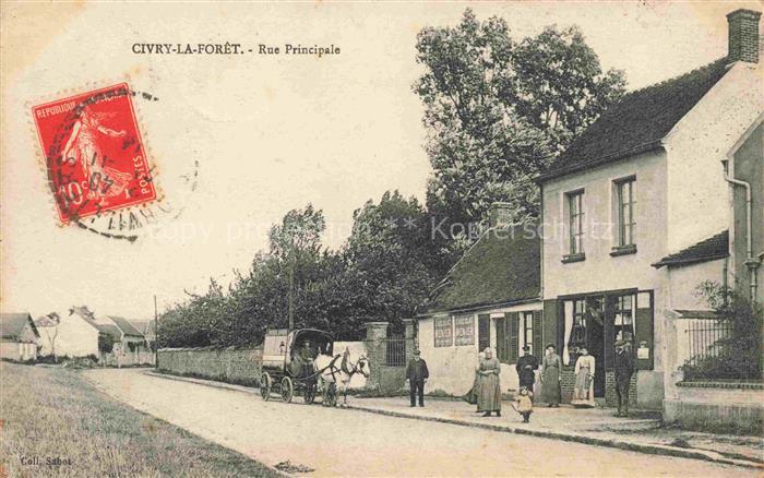 Civry-la-Foret Mantes-la-Jolie 78 Yvelines Rue Principale