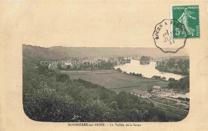 Bonnieres-sur-Seine 78 Yvelines Panorama la Vallée de la Seine
