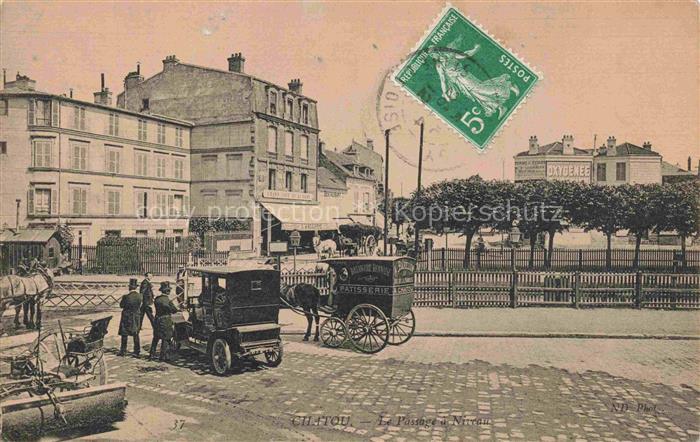 Chatou Saint-Germain-en-Laye 78 Yvelines Le Passage à Niveau