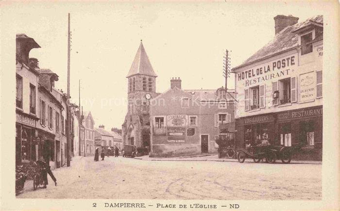 Dampierre -en-Yvelines 78 Yvelines Place de l'Eglise