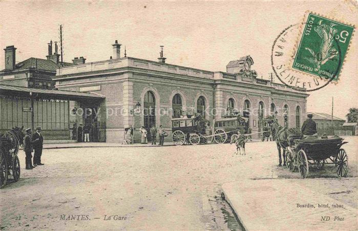 MANTES-SUR-SEINE Mantes-la-Jolie 78 Yvelines La gare