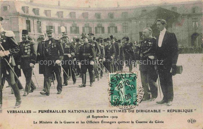 VERSAILLES 78 Funérailles Nationales des Victimes du Dirigeable République