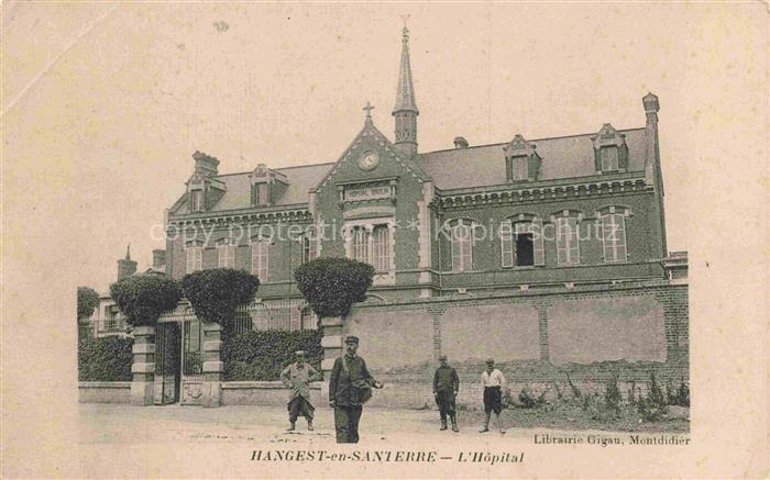 Hangest-en-Santerre Montdidier 80 Somme Hôpital