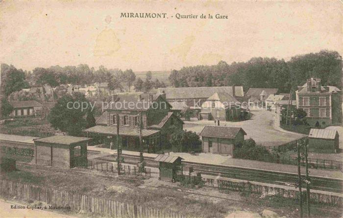 Miraumont PERONNE 80 Somme Quartier de la Gare