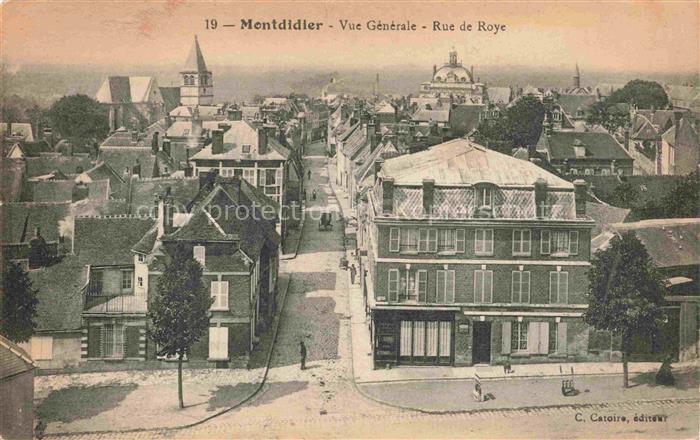 Montdidier  Mondidier 80 Somme Vue générale Rue de Roye