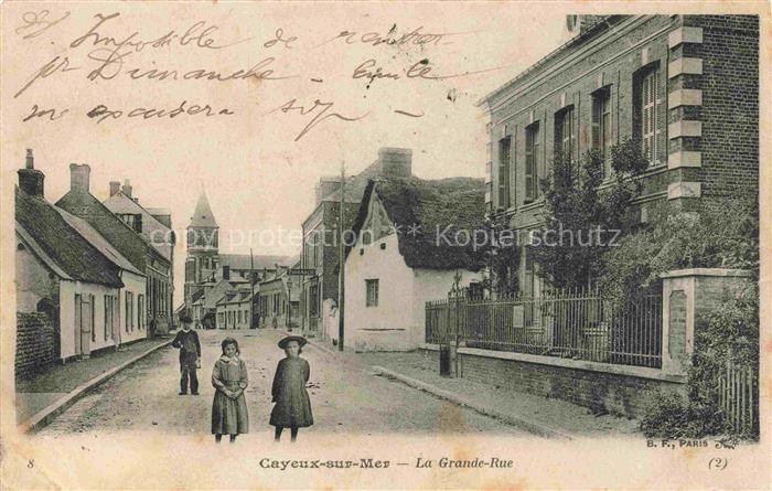 CAYEUX -SUR-MER Abbeville 80 Somme La Grande Rue