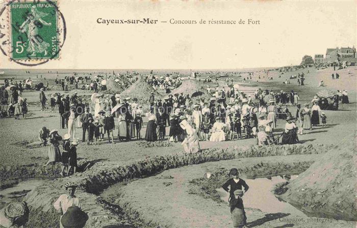 CAYEUX -SUR-MER Abbeville 80 Somme Concours de résistance de Fort