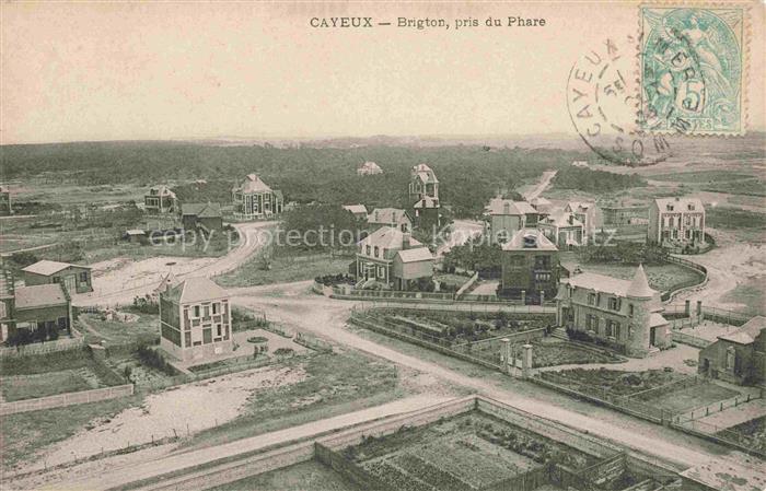 CAYEUX -SUR-MER Abbeville 80 Somme Brigton pris du phare