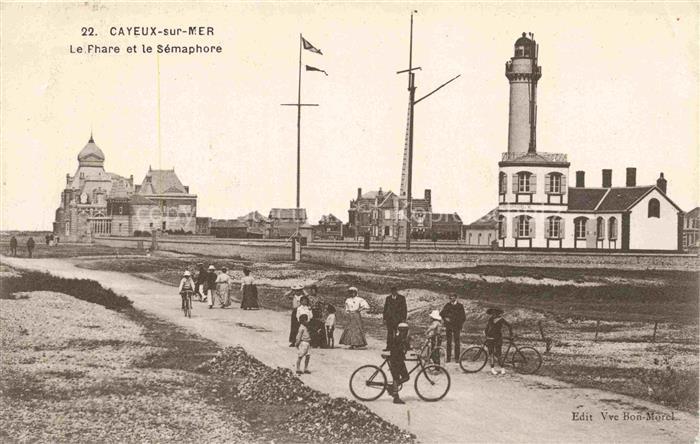 CAYEUX -SUR-MER Abbeville 80 Somme Le phare et le sémaphore