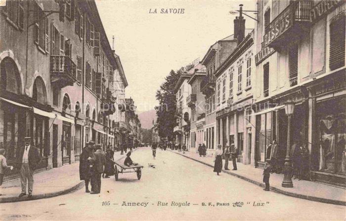 ANNECY 74 Haute-Savoie Rue Royale