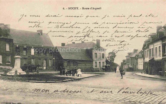 Buchy  ROUEN 76 Seine-Maritime Route d'Argueil