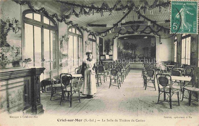 Criel-sur-Mer DIEPPE 76 Seine-Maritime La Salle de Théâtre du Casino