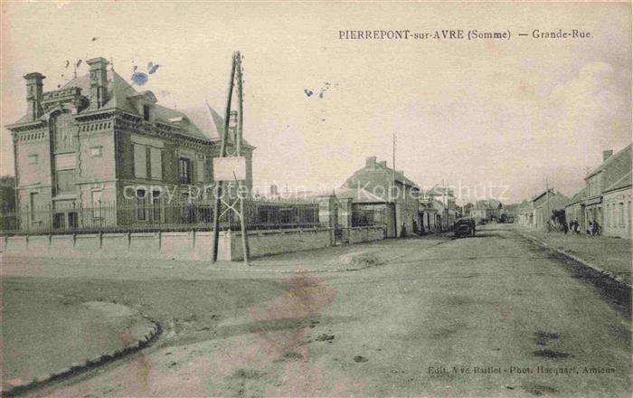 Pierrepont-sur-Avre Montdidier 80 Somme Grande Rue