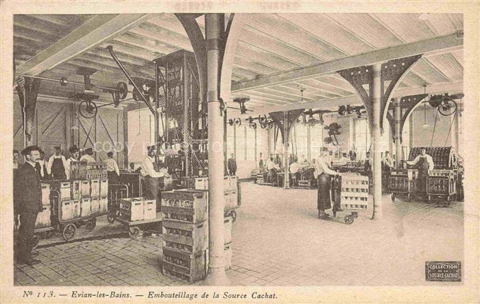 Evian-les-Bains Thonon-les-Bains 74 Haute-Savoie Embouteillage de la Source Cach