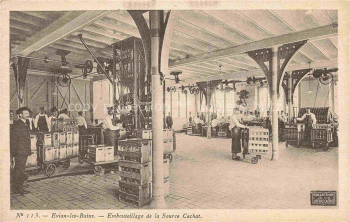 Evian-les-Bains Thonon-les-Bains 74 Haute-Savoie Embouteillage de la Source Cach