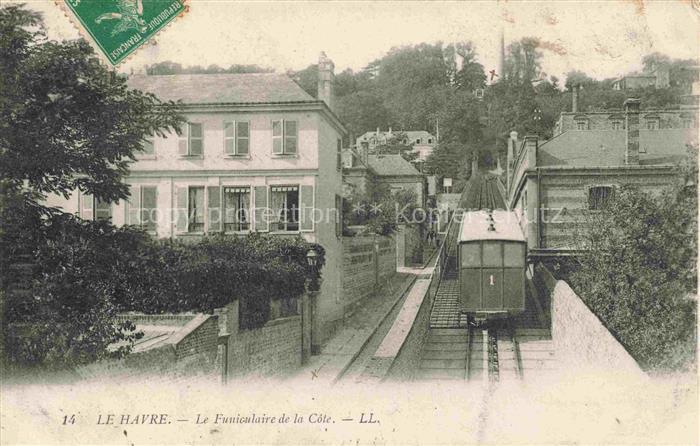 LE HAVRE 76 Le Funiculaire de la Côte