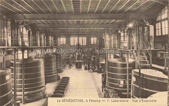 FECAMP Le Havre 76 Seine-Maritime La Bénédictine 7. Laboratoire