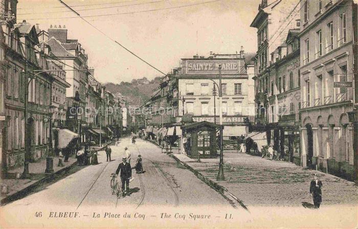 ELBEUF Rouen 76 Seine-Maritime La Place du Coq