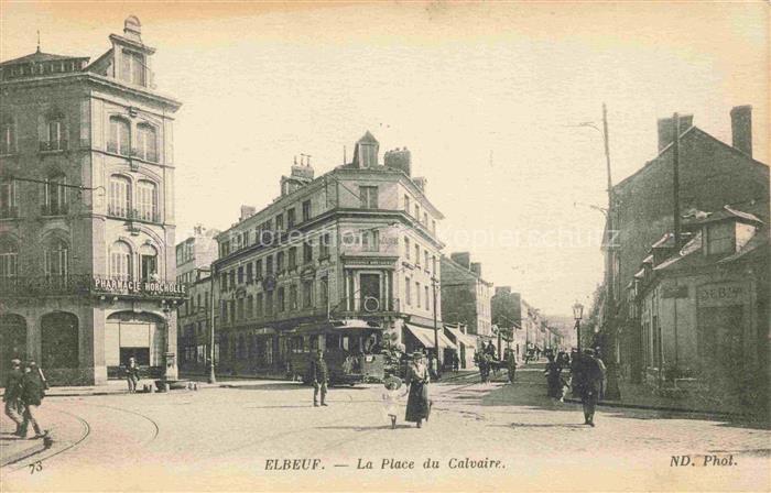 ELBEUF Rouen 76 Seine-Maritime La Place du Calvaire