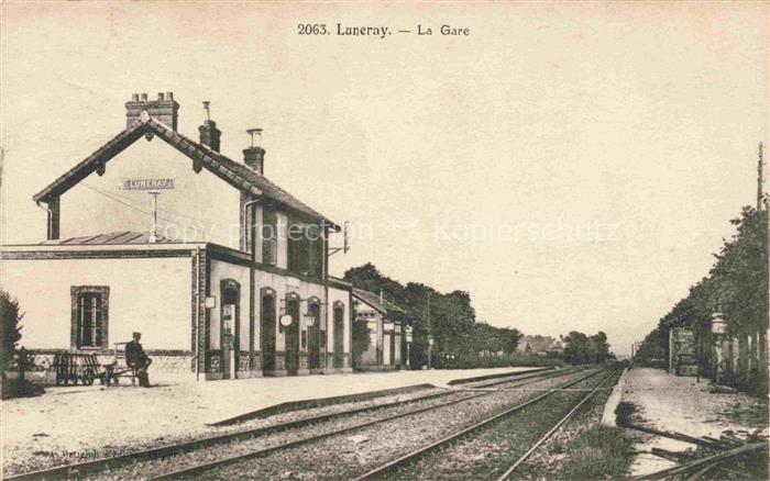 Luneray DIEPPE 76 Seine-Maritime La gare