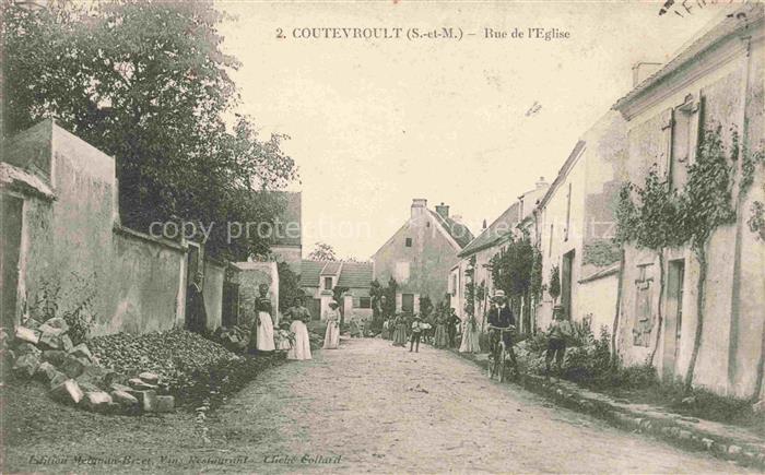 Coutevroult MEAUX 77 Seine-et-Marne Rue de l'Eglise