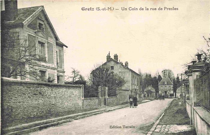 Gretz-Armainvilliers 77 Seine-et-Marne Un coin de la Rue de Presles