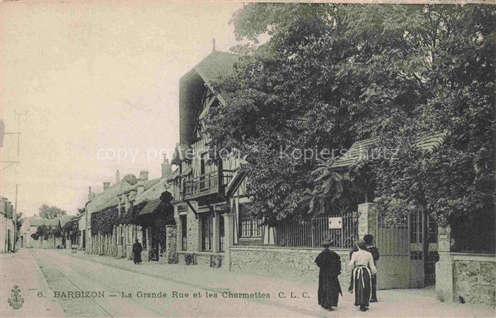 Barbizon Fontainebleau 77 Seine et Marne La Grande Rue det les Charmettes
