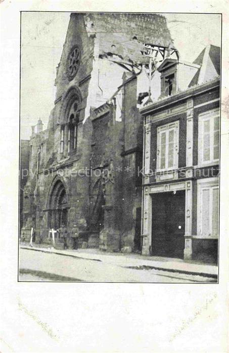 Roye  Montdidier 80 Somme Westlicher Kriegsschauplatz Truemmer 1. Weltkrieg