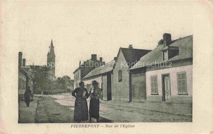 Pierrepont-sur-Avre Montdidier 80 Somme Rue de l'Eglise