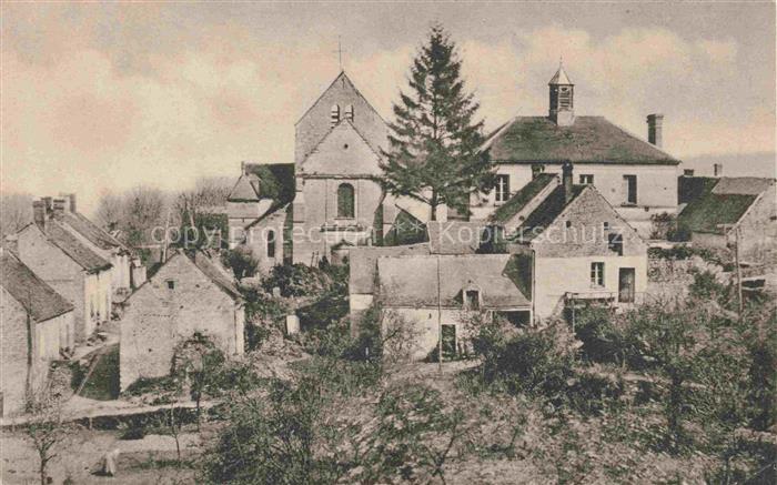 Pargny PERONNE 80 Somme Teilansicht mit Kirche