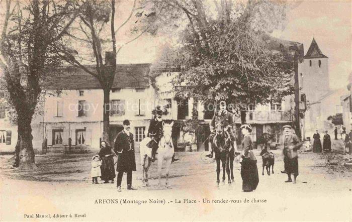 Arfons CASTRES 81 Tarn La Place Rendez-vous de chasse