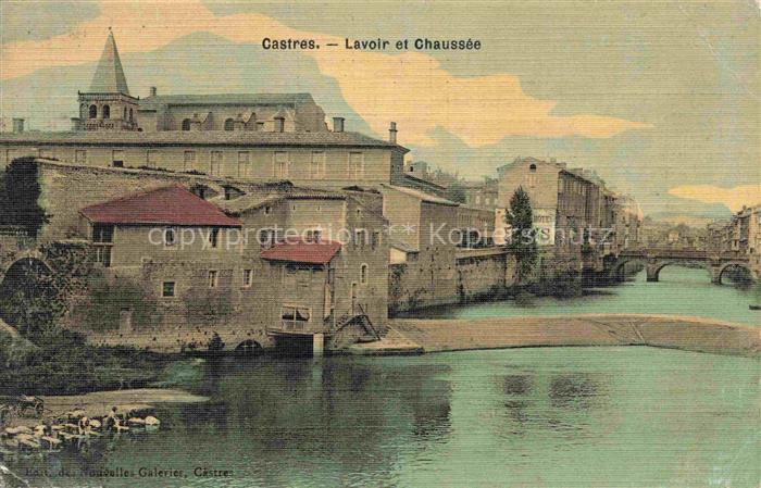 CASTRES  81 Tarn Lavoir et Chaussée