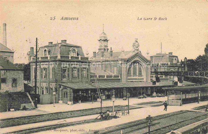 AMIENS 80 Somme La Gare Saint Roch Correspondence Militaire