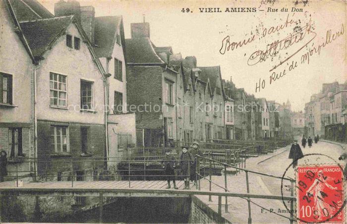 Vieil AMIENS 80 Somme Rue du Don