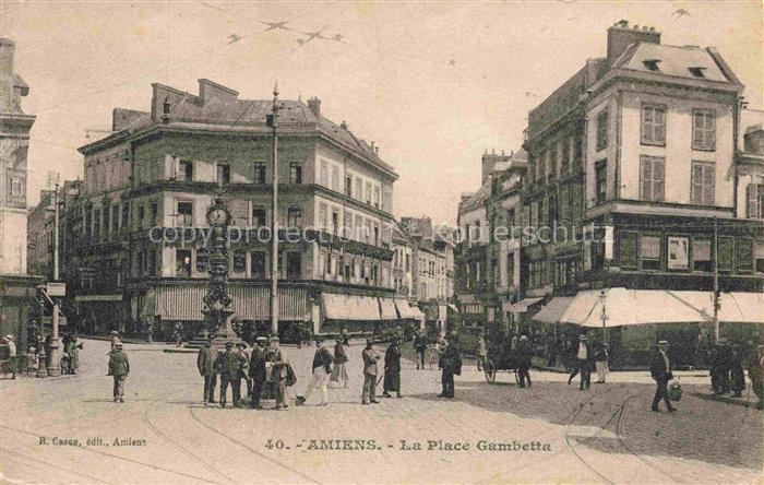 AMIENS 80 Somme La Place Gambetta