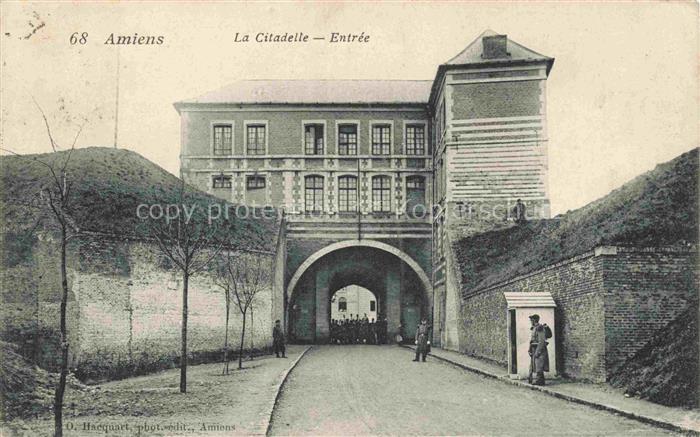 AMIENS 80 Somme Entrée de la Citadelle