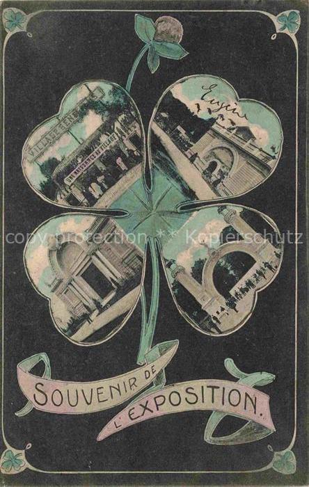 AMIENS 80 Somme Vues d'ensemble Kleeblatt Kuenstlerkarte