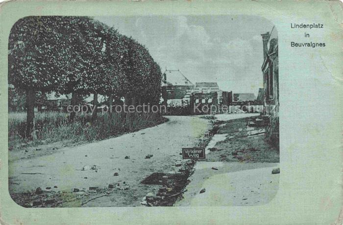 Beuvraignes Montdidier 80 Somme Lindenplatz