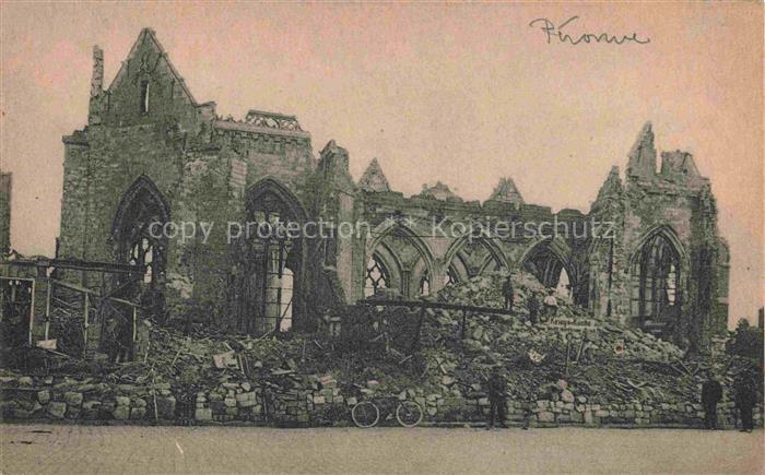 PERONNE  80 Somme Ruines Grande Guerre Truemmer 1. Weltkrieg