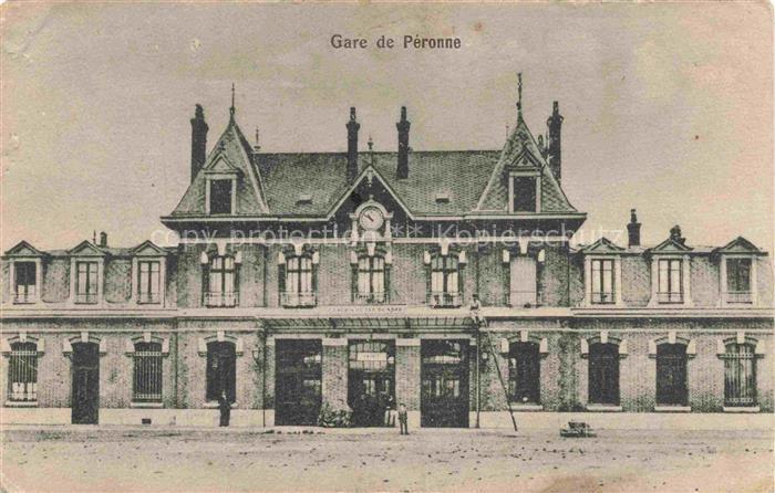 PERONNE  80 Somme Bahnhof