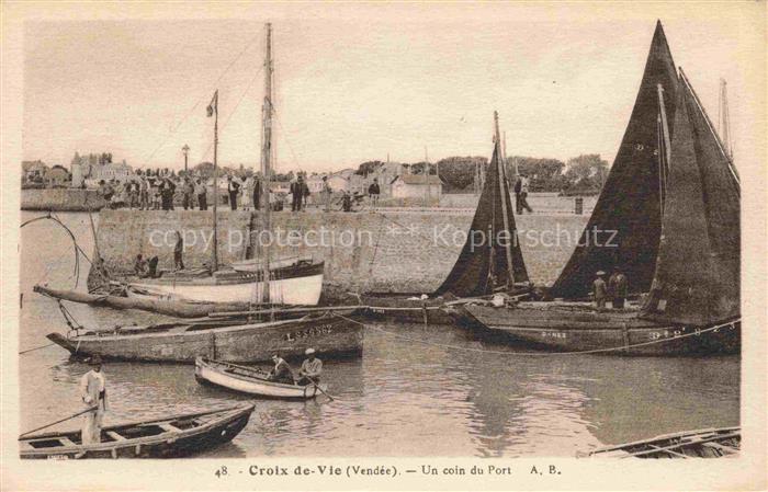 Croix-de-Vie Les Sables-d Olonne Vendee 85 Vendee Un coin du port