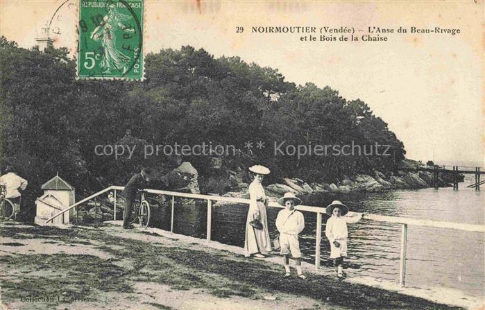 Noirmoutier-en-l Ile Les Sables-d Olonne 85 Vendee L'Anse du Beau-Rivage et le B