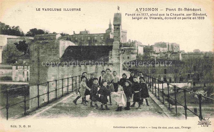 AVIGNON 84 Vaucluse Pont St. Bénézet