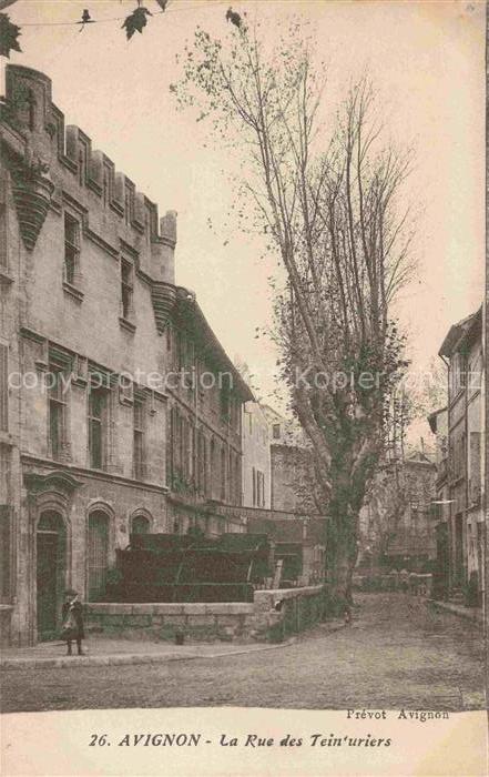 AVIGNON 84 Vaucluse Rue des Teinturiers