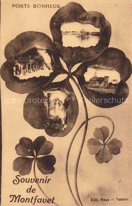 Montfavet Avignon 84 Vaucluse Souvenir de la ville vues d'ensemble Kleeblatt