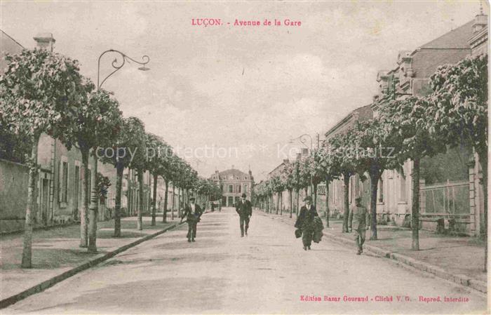 Lucon Fontenay-le-Comte 85 Vendee Avenue de la Gare