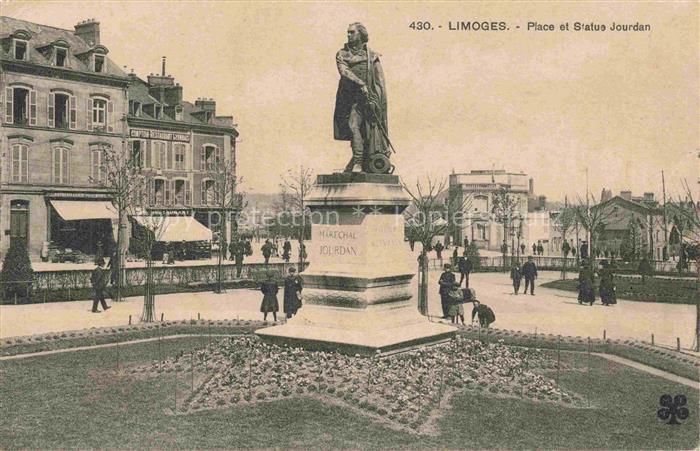 LIMOGES 87 Haute-Vienne Place et Statue Jourdan Monument